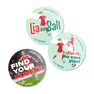Lia am Ball – Fan-Sticker