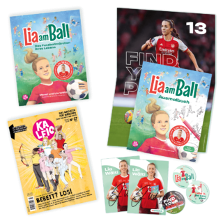 Lia am Ball – Fanpaket mit Autogrammkarte